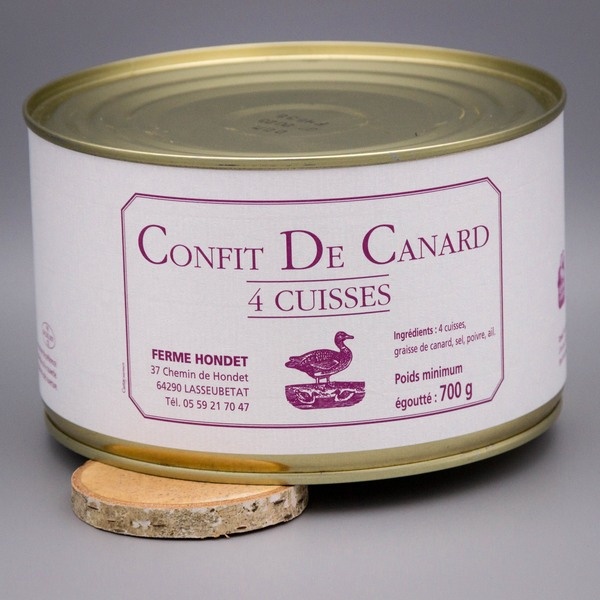 Confit de canard - 4 Cuisses