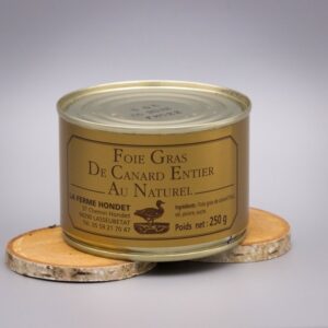 Foie gras entier au naturel de 250g