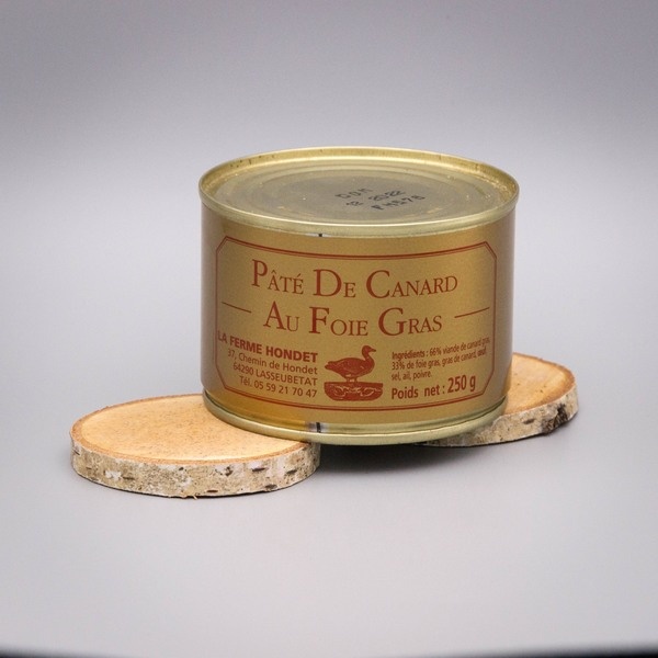 Paté de canard au foie gras
