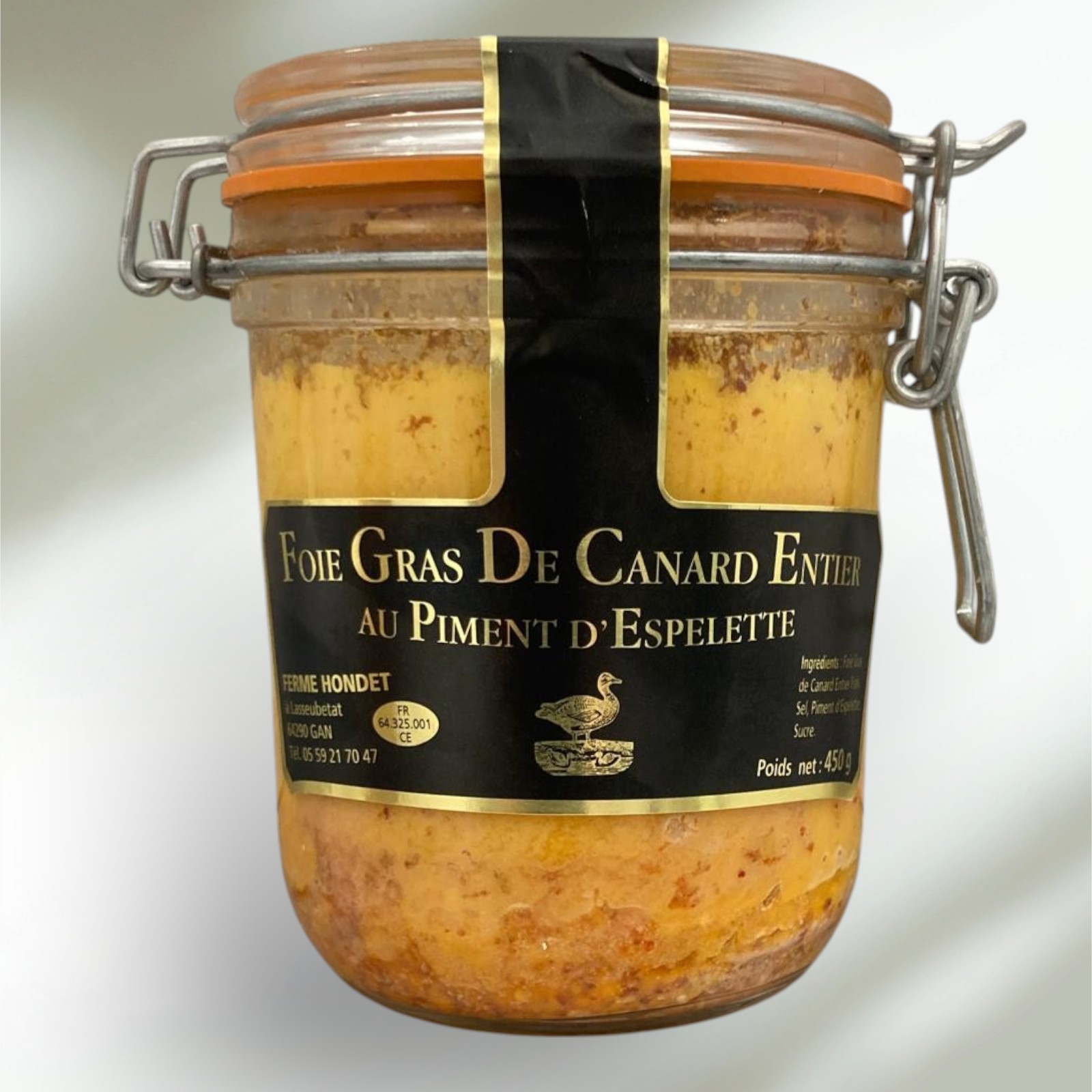 Foie gras entier au piment d’Espelette - 450g