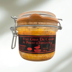 Foie gras entier au piment d’Espelette -180g