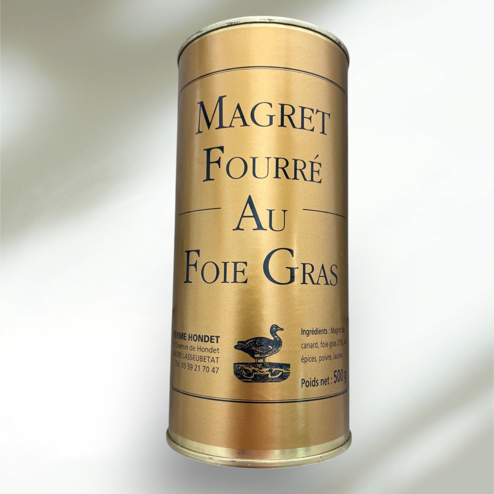 Magret fourré au foie gras